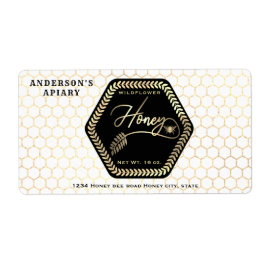 Hexagon-Zweig-Goldkleber