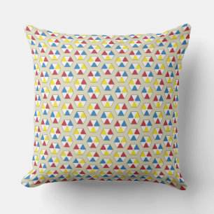 Hexagonal Beach Balls Throw Kissen