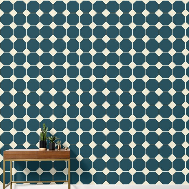 Hexagonalmuster Tapete (Korridor)