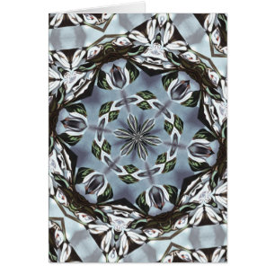Hexagone de feuilles de jungle et de fleurs tropic