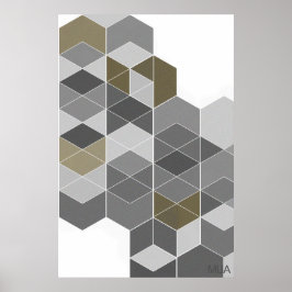 Hexagons haben gesegnet poster