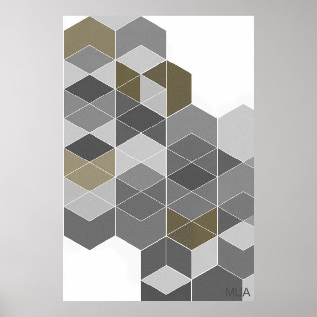 Hexagons haben gesegnet poster (Vorne)