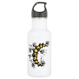 Hexan Moon Floral Wiccan Pagan Edelstahlflasche