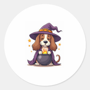 Hexch Basset Brew Runder Aufkleber