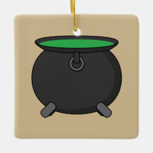 Hexch Cauldron Keramikornament