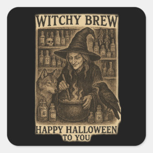 Hexchy Brew Halloween Stickers