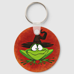 Hexchy Frog Button Schlüsselanhänger