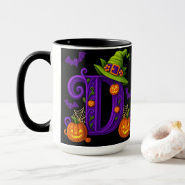 Hexchy Halloween Initial "D"-Tasse Tasse