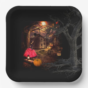 Hexchy Halloween Pappteller
