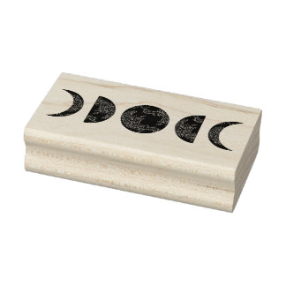 Hexchy Moon Phase Briefmarke Gummistempel