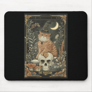 Hexchy Niedlich Cat Tarot Card Gothic Cotattecore Mousepad