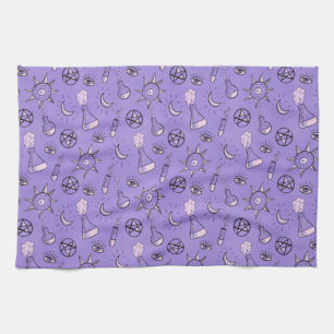 Hexchy Occult Symbols Pattern - Mystical Magic Geschirrtuch