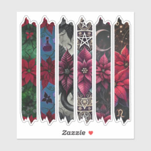Hexchy Poinsettia Washi Tape Scrapbook Stickers Aufkleber