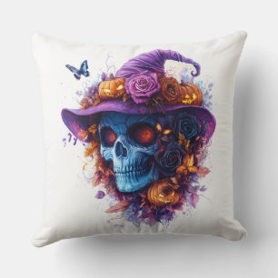 Hexchy Skull Halloween-Kissen Kissen