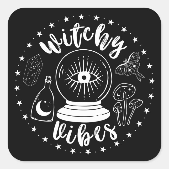 Hexchy Vibes Sticker (Vorderseite)