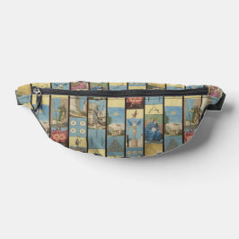 Hexchy-Vintage Tarot-Karte Bauchtasche