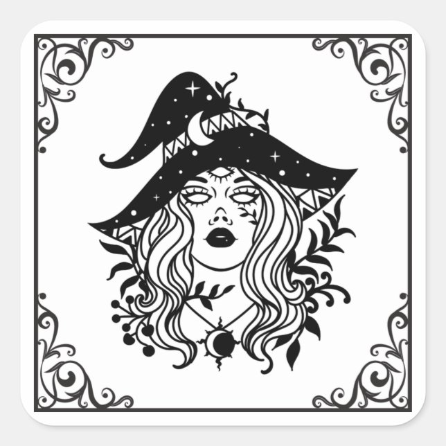 Hexchy Woman Sticker (Vorderseite)
