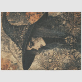 Hexchy Woman Vintag Seidenpapier