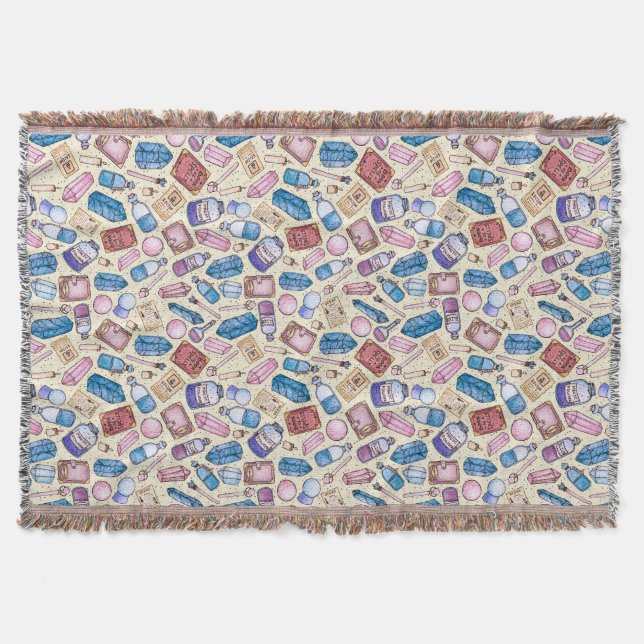 Hexchy Wonders Throw Decke (Vorderseite)