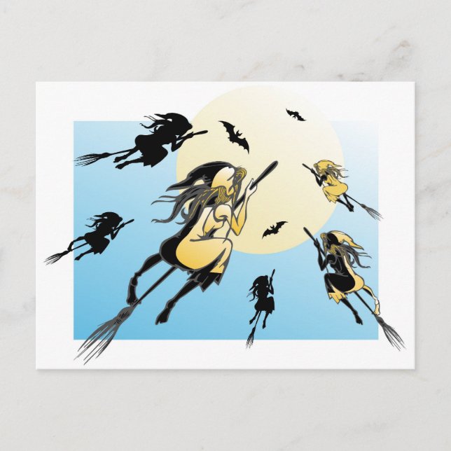 Hexe 3 postkarte (Vorderseite)