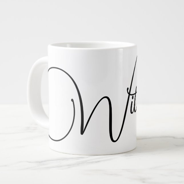 "Hexe!" Anpassbare Tasse (Vorderseite Links)
