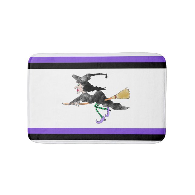 Hexe auf Bath Mat Badematte (Vorderseite)