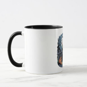 Hexe auf der Cauldron-Tasse Tasse