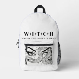 Hexe Bedruckter Rucksack