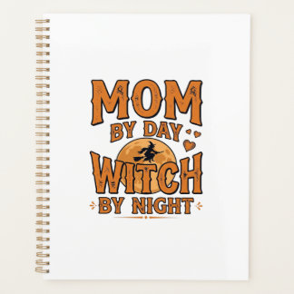 Hexe bei Nacht Muttertags-Shirt-Design_1 Planer