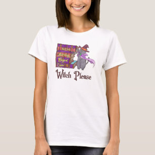 Hexe bitte - Hexenkatze T-Shirt
