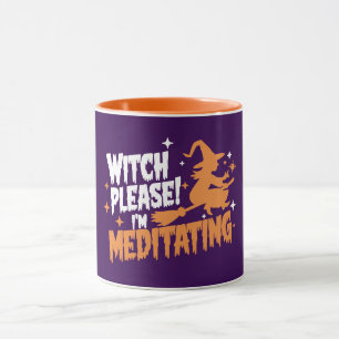 Hexe bitte, ich vermitteln Halloween Tasse