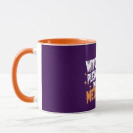 Hexe bitte, ich vermitteln Halloween Tasse