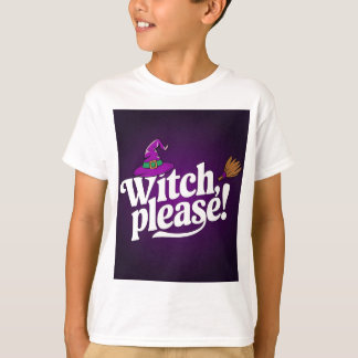 Hexe, bitte! Niedliche und leichte Halloween Kids  T-Shirt
