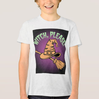 Hexe, bitte! Niedliche und leichte Halloween Kids  Tri-Blend Shirt