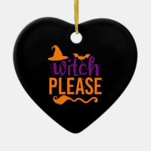 Hexe Bitte Shirt Hexe Shirt Witziges Halloween Keramik Ornament