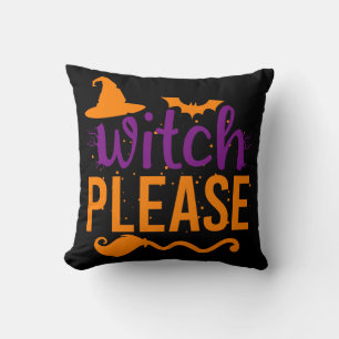 Hexe Bitte Shirt Hexe Shirt Witziges Halloween Kissen