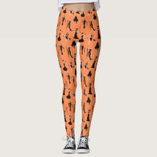 Hexe Bloody Cocktail Hart Skeleton Hand Halloween Leggings