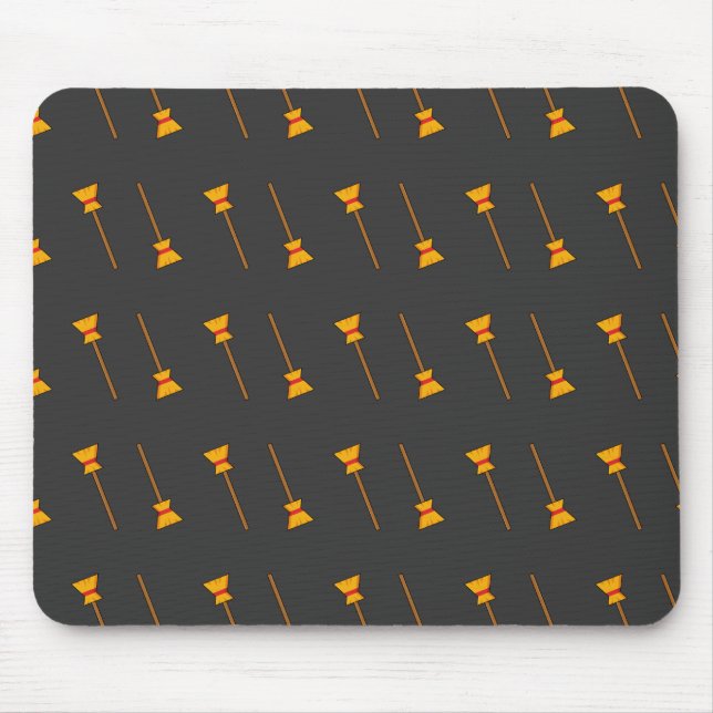 Hexe Broom Mousepad (Vorne)
