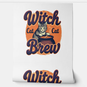 Hexe Cat Brew Tapete