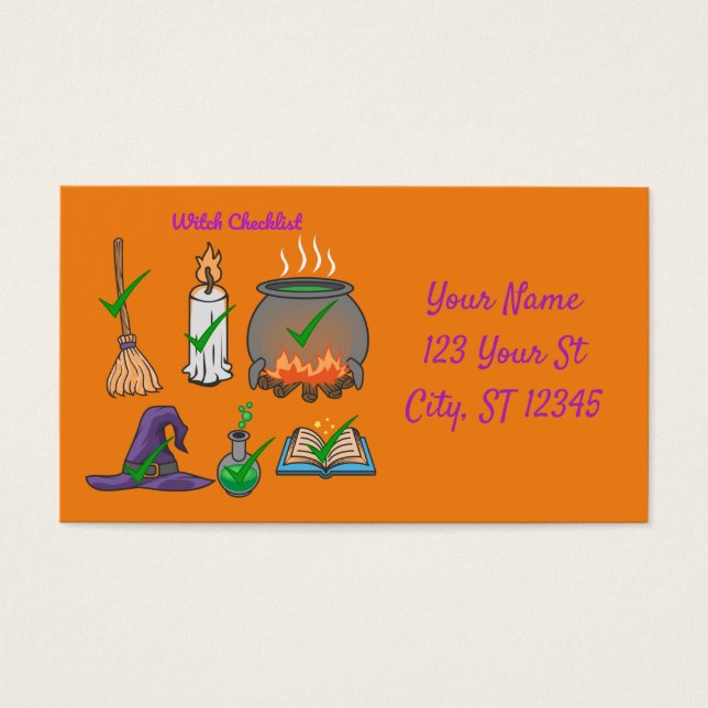 Hexe Checklist Thunder_Cove (Vorderseite)