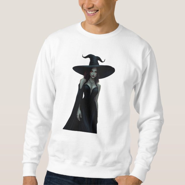 Hexe der Nacht Sweatshirt (Vorderseite)