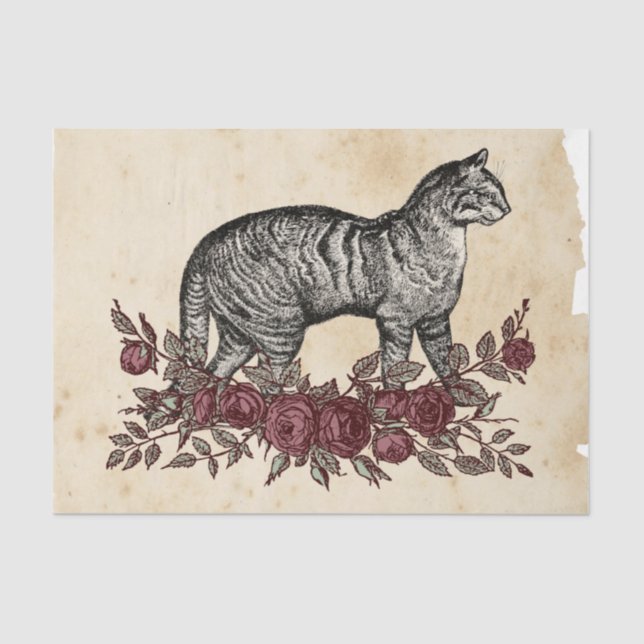 Hexe Ephemera Design Serie #4 Seidenpapier (Vorderseite)