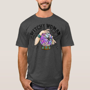 Hexe Frau, Hexerei Magisches T-Shirt