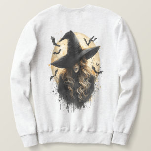 Hexe für Frauen Spooky Niedlich Halloween Sweatshirt