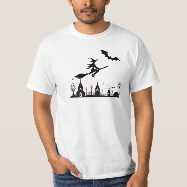 Hexe, Geister T-Shirt (Vorderseite)