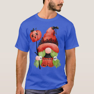 Hexe Gnome Halloween Ästhetik Red Goth Creepy Cu T-Shirt