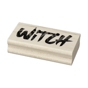 Hexe Gummistempel