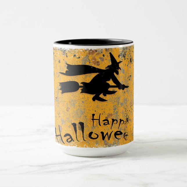 Hexe Happy Halloween Tasse (Zentrum)