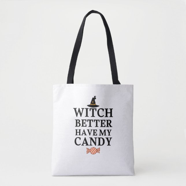 Hexe hat besser mein Süßes Shirt Tasche (Vorderseite)
