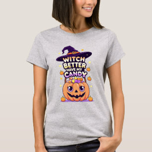 Hexe hat besser meine Süßigkeit - Niedliches Kawai T-Shirt